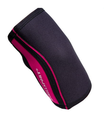 Налокотники спортивные 7 мм, черно-розовый фото 3