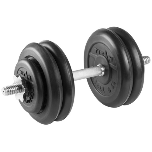 Гантель разборная обрезиненная 24.7 кг (диски по 1.5 и 5 кг)