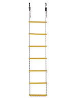 Лестница веревочная 7 перекладин D25 мм, желтая