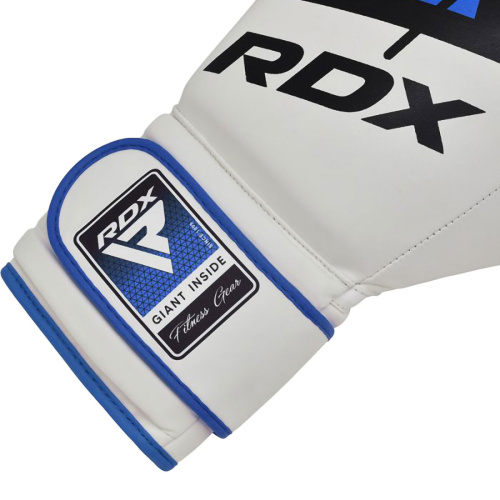 Боксерские перчатки RDX F7, синие фото 5