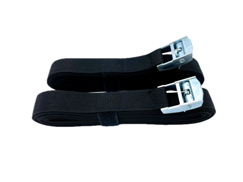 Ремни стяжные для крепления с фиксаторами, 25 мм, 2 шт. фото 3