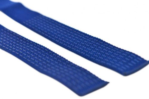 Лямки для тяги тканевые с подкладкой, синие фото 4