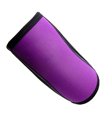 Налокотники спортивные 7 мм, фиолетово-черный фото 2