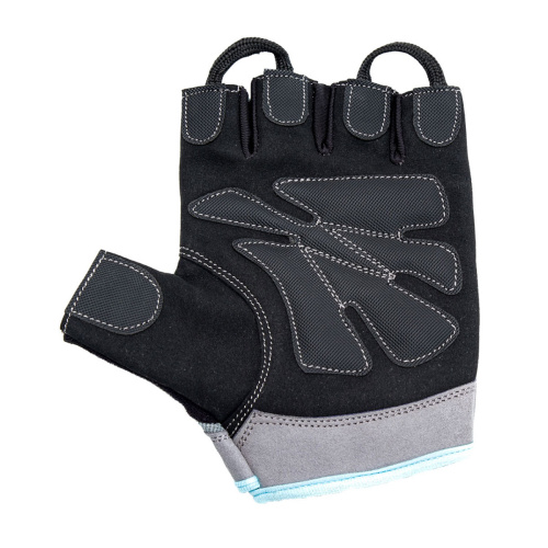 Перчатки для фитнеса женские замшевые X12, серые фото 9
